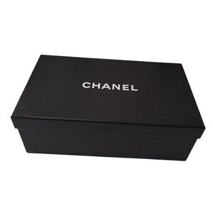 Chanel Gift Box Decorative Storage Shoe Organizer Empty Authentic 11.5 x 7 x 4